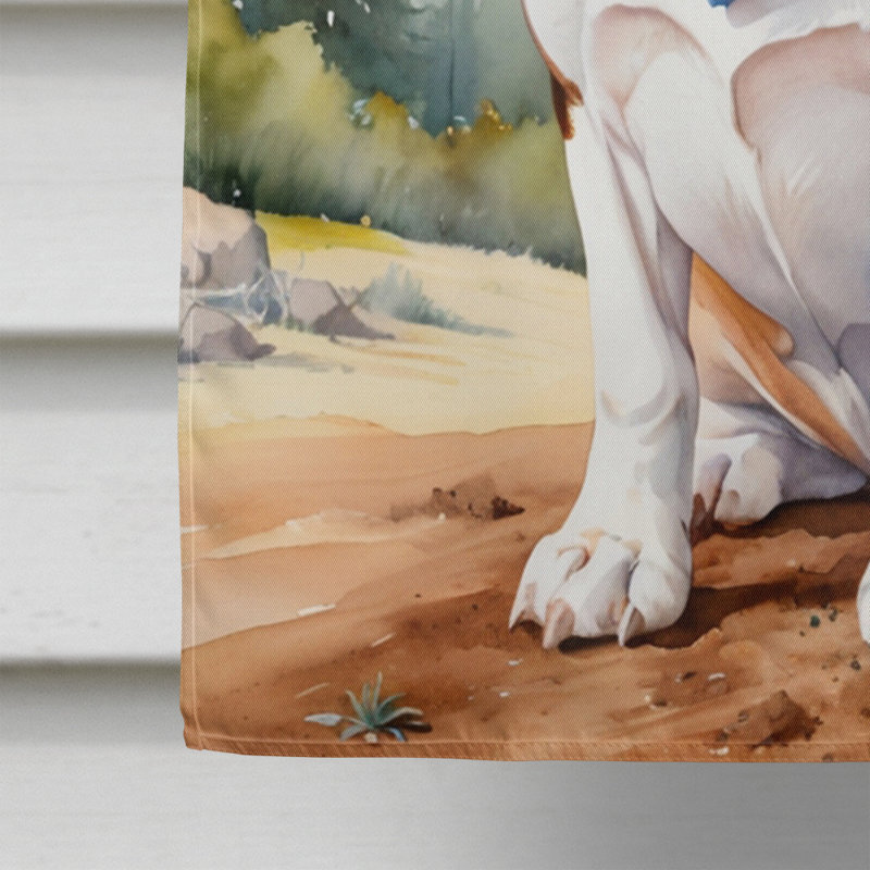 Drapeau Cowboy Welcome House, Basset hound