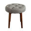 Tabouret rond capitonné Elle Decor-24099452