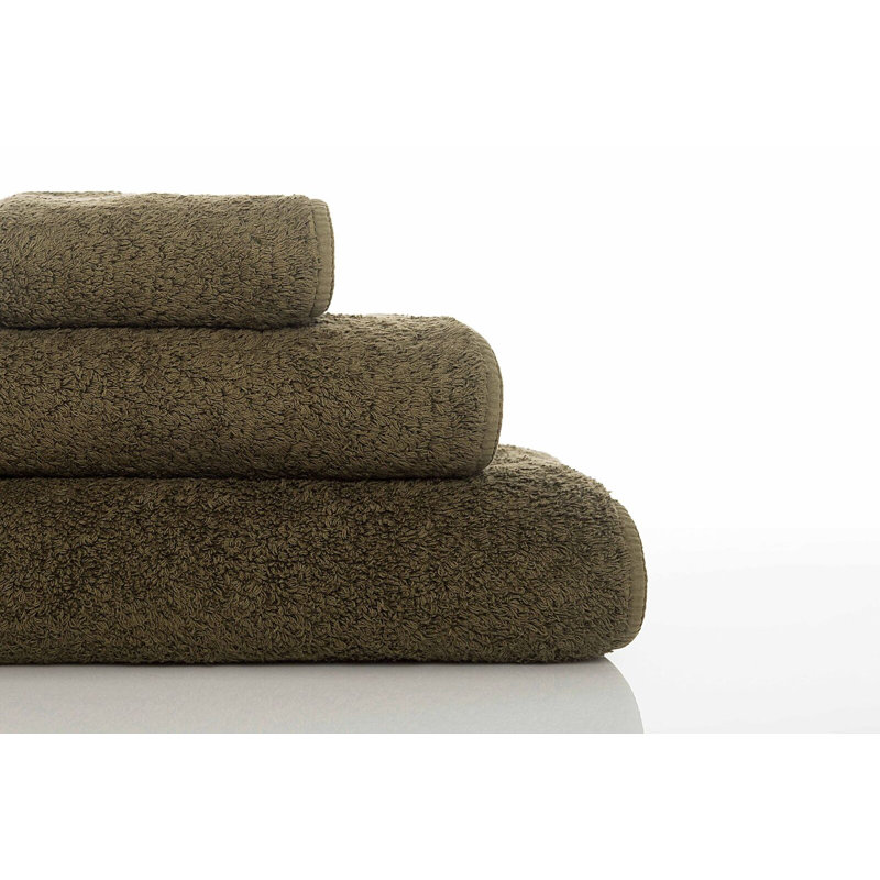 Long Double Loop Hand Towel, Stone, 18" W x 30" L