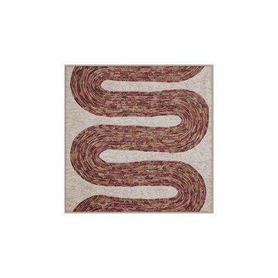 Silky Soft Plush Brown Area Rug