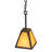 Ernie 1 - Light Copper Rust Textured Single Pendant