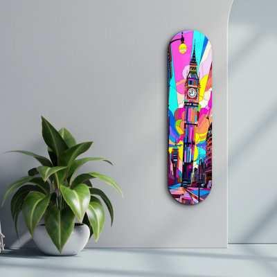 Peinture décorative en verre trempé