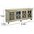 Sunset 87'' Solid Wood Sideboard