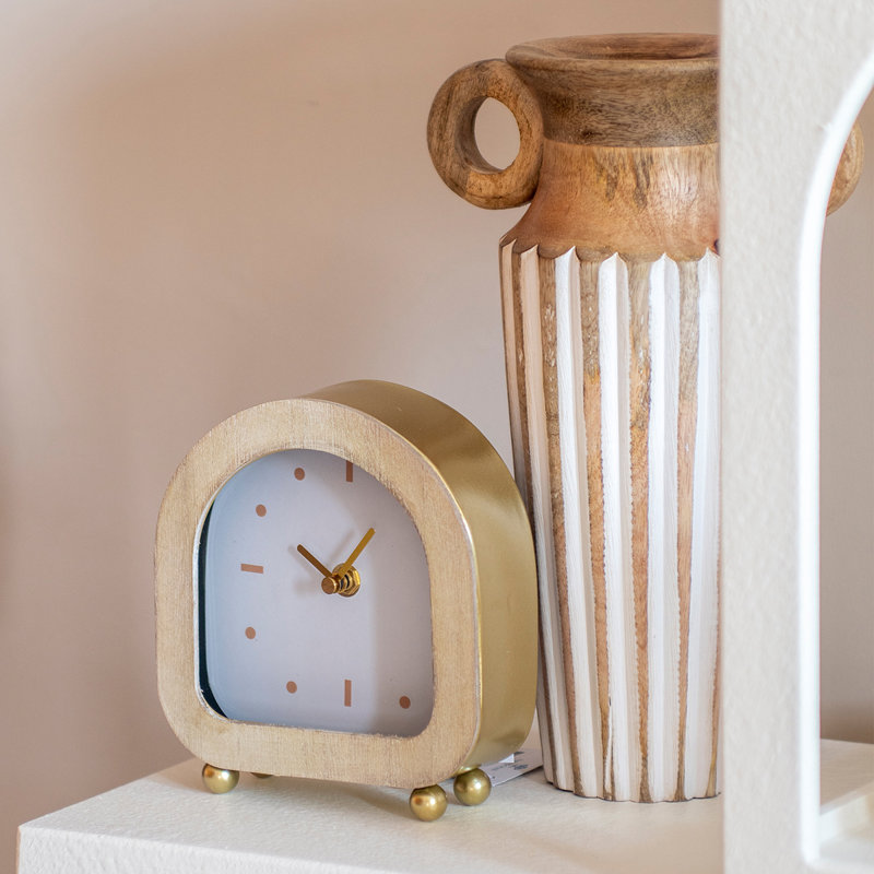 Dusek Tabletop Clock, Crude