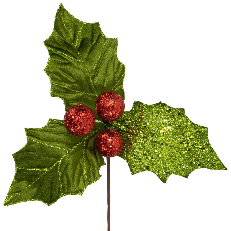12'' Fabric Plants & Flowers Pick