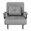 51 lits pliants gris avec 5 coussins ajustables et réglables, convertibles pour les gymnases à domicile (sièges supplémentaires), espace, finition rouille confortable, espace ergonomique, salon, chambre à coucher et bureau, rangement intelligent