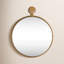 Miroir mural en bois manufacturé biseauté H 30,5 po Clarissa-108046195