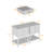 Ekamjhot 2-Piece Nightstand With Shelves And Drawers