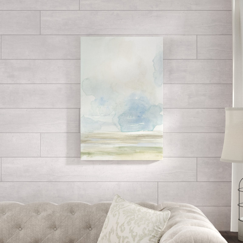 Clouds Over The Marsh I by Jennifer Goldberger - Painting on Canvas, Wrapped Canvas, 76cm H x 51cm W