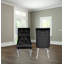 Chaise de salle à manger Black Velvet Lilly (ensemble de 2) avec pieds chromés