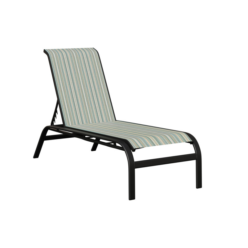 Chaise longue sans accoudoirs Berlin Gardens Murphy, Noir mat