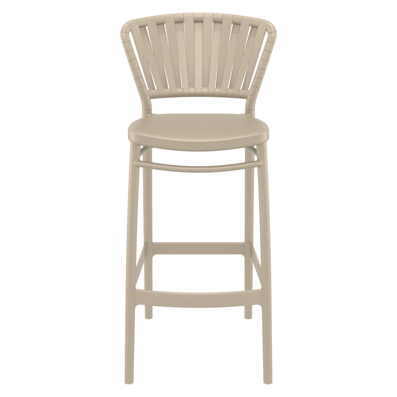 Tabouret de bar d'extérieur Newport, 29.5", Taupe