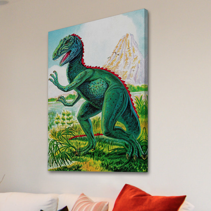 Ceratosaurus - Graphic Art on Canvas