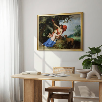 Venus and Adonis-Abraham Bloemaert-Framed Gallery Wrapped Canvas-1632