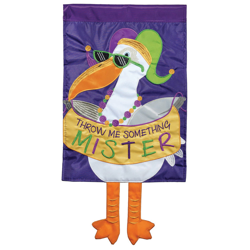 Drapeau de jardin pelican perle 24 x 13 po Pelican