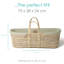 Organic Palm Moses Basket-96334746