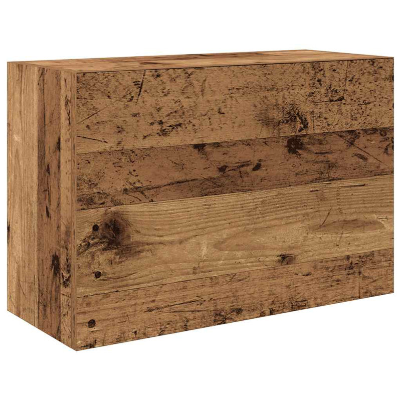Sneza Wall Bathroom Cabinet, Old Wood