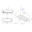 Baignoire tourbillon autoportante 71 "x 32"