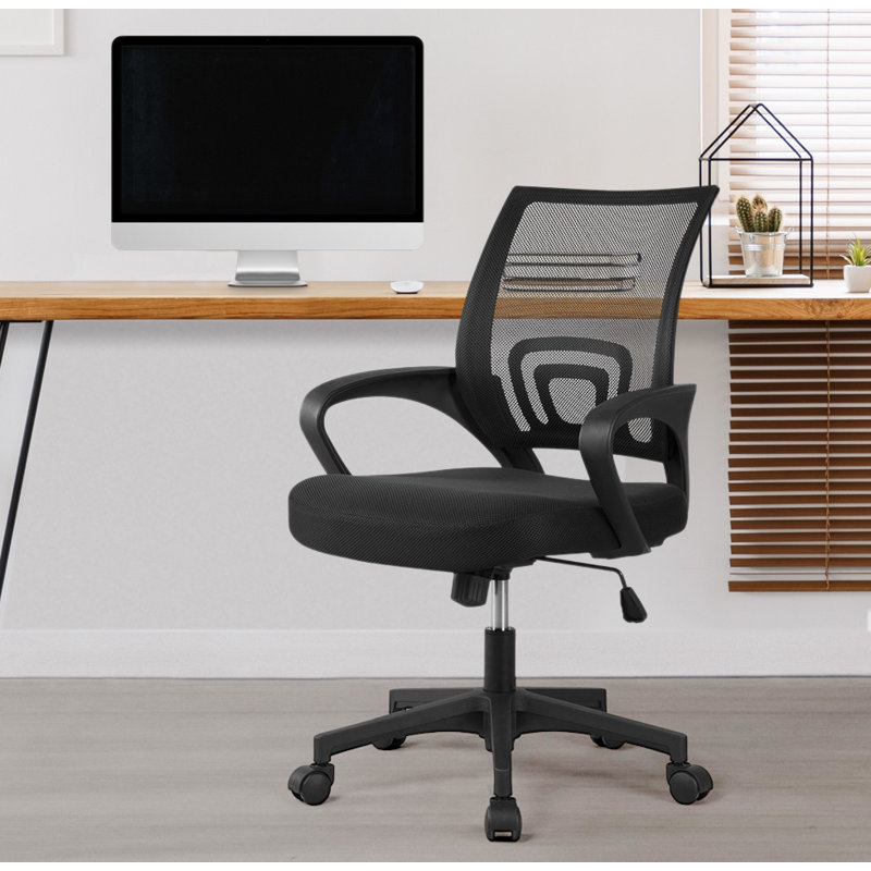 Chaise de travail en filet Genie, Noir