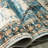 Washable Area Rugs - Large Rugs for Living Room Stain Resistant Carpet Vintage Rugs for Bedroom with Non Slip Backing Home Decor Floor Decoration Mat ( Blue)-1151205766
