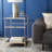 Hedwige Glass End Table with Storage