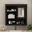 Armoire à pharmacie murale avec miroir et tablettes réglables-844965756