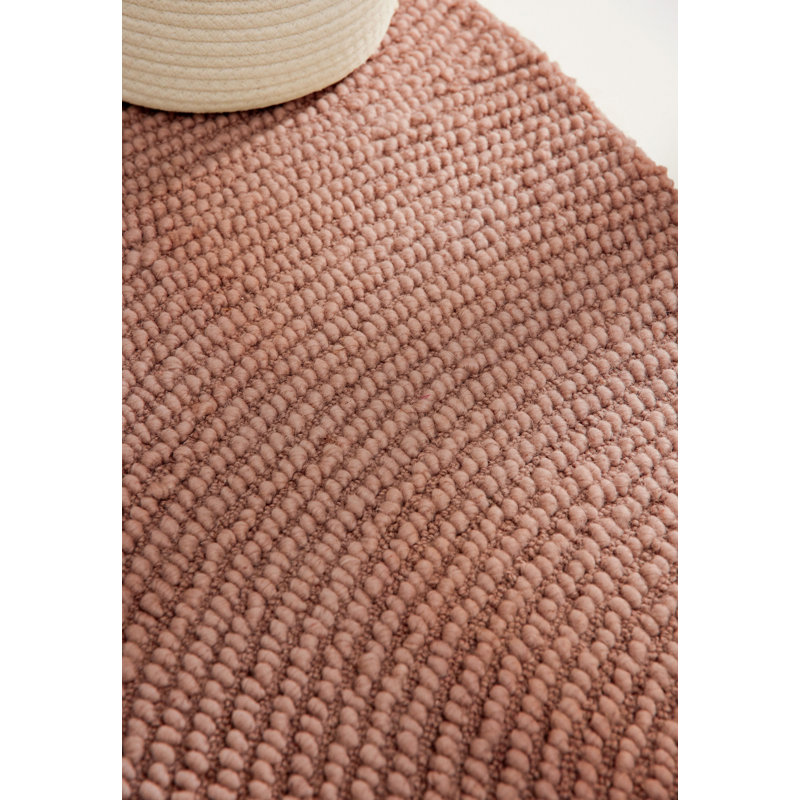 Calmio - Wool Rug by Hanse Home - Natural Living Room Rug Round, Hand-Tufted Wool Hygge, Scandinavian Living Room, Bedroom, Dining Room, Hallway