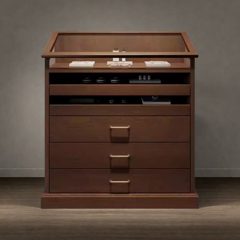 Armoire pour îlot central de style médiéval