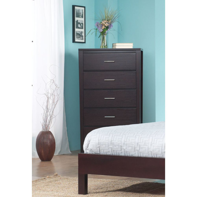 Aleidy Solid Wood Piece Bedroom Set