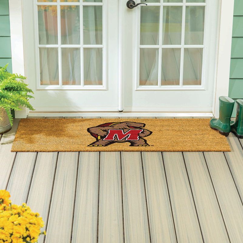 Très grand tapis couleur coco 60 po x 24 po University of Maryland