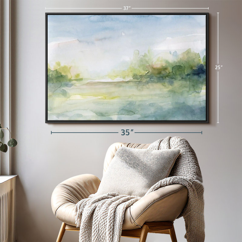 Abstract " Clear Day Canvas Print ", 25" H x 37" W