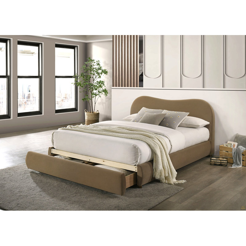 Lit pour grand lit 1Pc, Brun, Grand lit