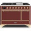 Majestic II 47.83" 5.02 Cu.Ft. Freestanding Dual Fuel with Griddle and Convection Oven-64707751-64707734