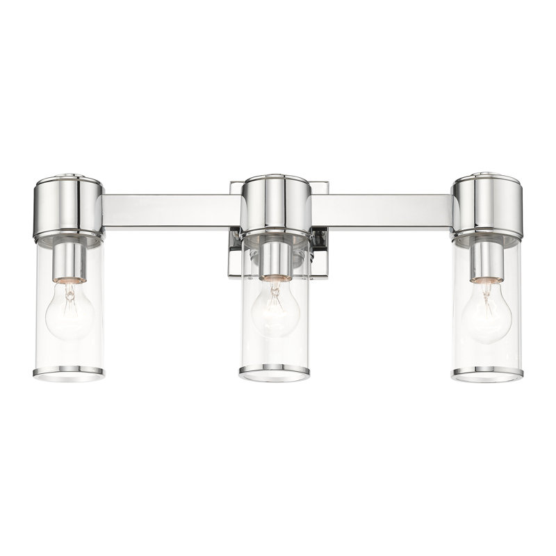 Barbette 3 - Light Dimmable Vanity Light, Polished Chrome
