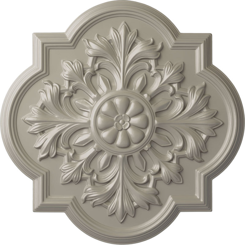 20 po x P 1 3/4 po P médaillon Bonetti (convient aux auvents jusqu'à 5 1/8 po), Blanc perle