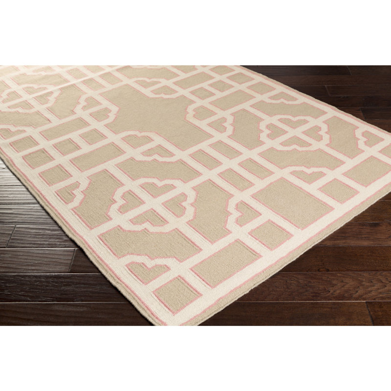 Roberta Wool Geometric Indoor Rug, Runner 2'6" x 8'