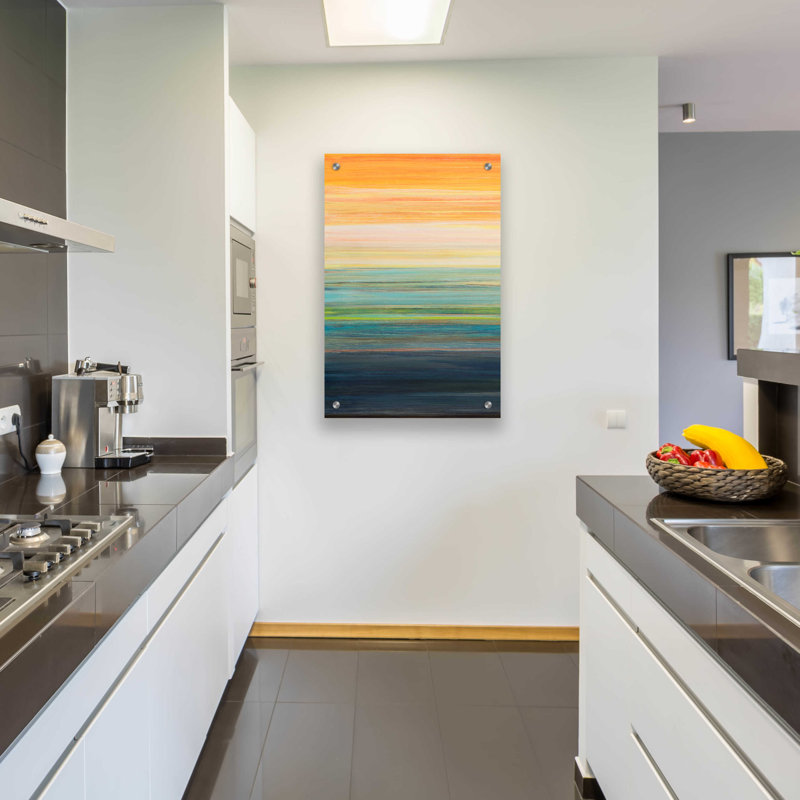  «The Magic Hour I» par Jodi Fuchs, art mural en verre acrylique, 24 po x 36 po, H 36 po x l 24 po x P 0,2 po