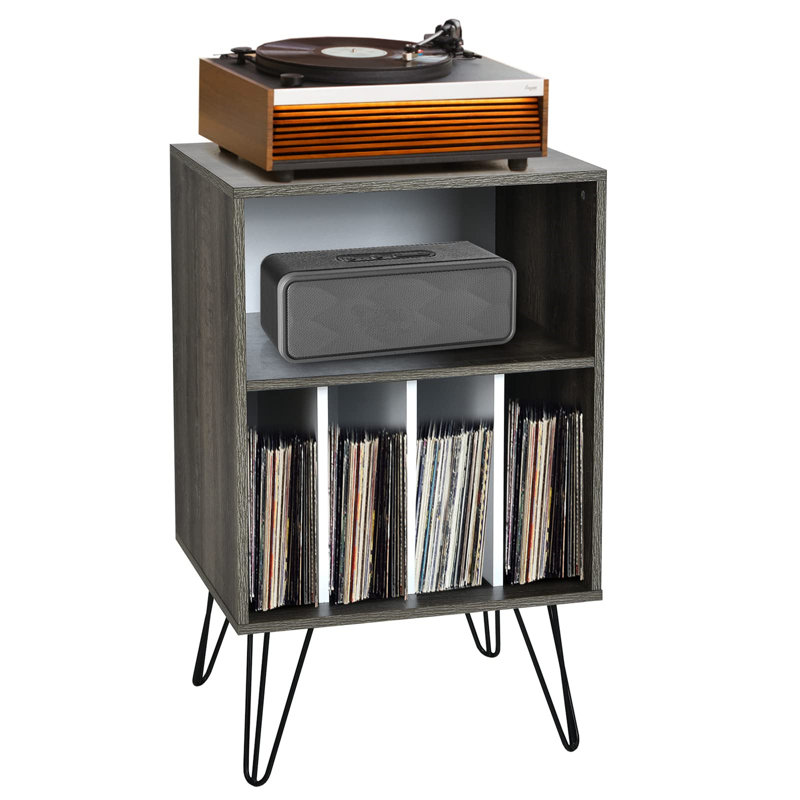 87cm H Media Shelves, White