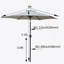 Parasol d'extérieur à bouton poussoir et manivelle-1860640898