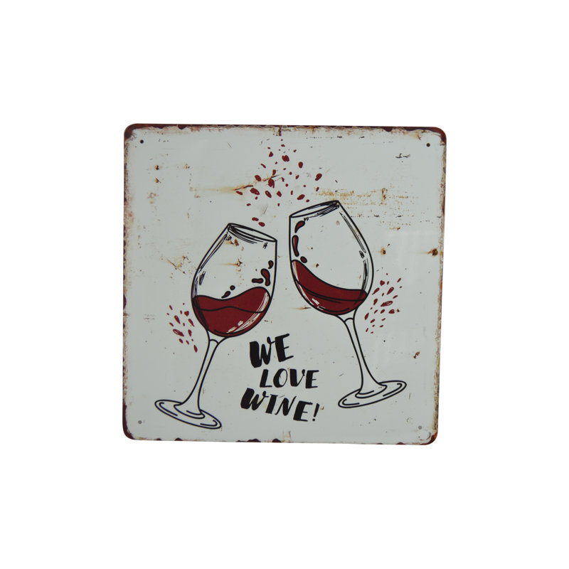 Panneau «We Love Wine»