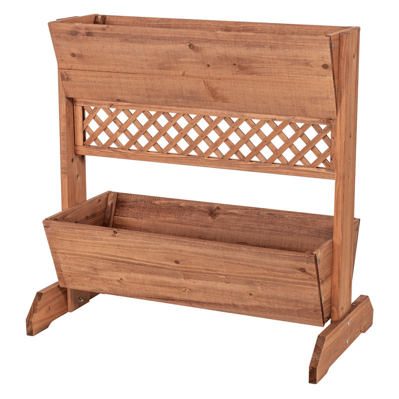 Jardin vertical en bois