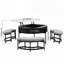 Table basse à plateau relevable moderne avec 3 repose-pieds-118305104