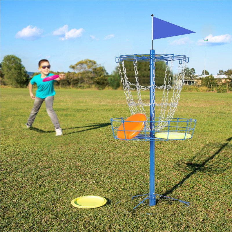  Panier de pratique pour le Disc Golf, Noir, H 52,8 po x l 25,2 po x P 25,2 po