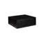Slice Teak Coffee Table, Square, Black