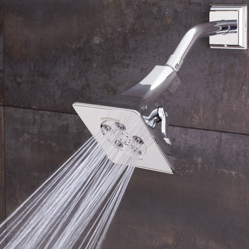 Rainier Shower Arm and Flange, Chrome