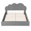 Grand lit plateforme tapissier avec tête de lit en forme de nuage-1085298672