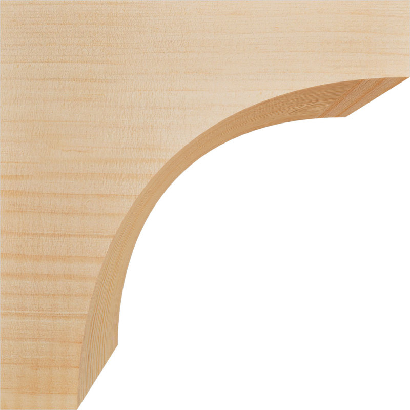 Huntington Corbel, H 8 po x l 3,5 po x P 8 po, Sapin de Douglas, Lisse
