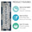 Runner 51cm X 150cm Area Rug