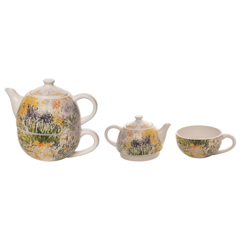 Bungalow Rose 14.43oz. Floral Teapot Set