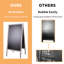 Large Wooden A-frame Chalkboard Tall Professional Magnetic Surface 2-sided Sign Menu Outdoor-121295056